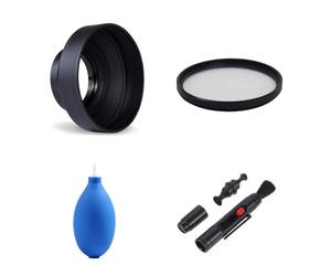 Ensemble d'accessoires d'objectif d'appareil photo 77 mm 3 étapes pliable, MC UV, kit de nettoyage pour objectif Fujifilm GF 110 mm f/2 R LM WR, pour objectif Fujifilm GF 32-64 mm f/4 R LM WR