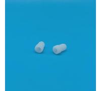 Ensemble d'accessoires for cellules électrolytiques - 10 pièces : écrous d'électrodes en PTFE, bouchons pleins et manchons en caoutchouc for la recherche en laboratoire(6mm hole nut)