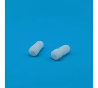 Ensemble d'accessoires for cellules électrolytiques - 10 pièces : écrous d'électrodes en PTFE, bouchons pleins et manchons en caoutchouc for la recherche en laboratoire(10mm hole nut)