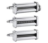 Ensemble d'accessoires for machine à pâtes : laminoir à pâtes, coupe-spaghetti et coupe-fettuccine, compatible avec tous les robots pâtissiers KitchenAid.