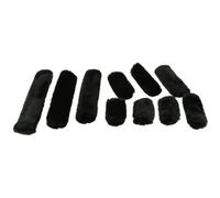 Ensemble d'accessoires licou EQUITHÈME Teddy noir poney