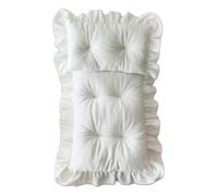 Ensemble d'accessoires photo pour nouveau-nés en tissu de coton doux et design haut 2 pièces avec matelas de studio et oreiller pour photographie pour bébé