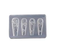 Ensemble d'accessoires portables en silicone multi-usages pour nail art, bijoux et projets de coutume, ensemble réutilisable