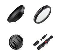 Ensemble d'accessoires pour appareil photo avec pare-soleil, filtre UV, bouchon d'objectif pour appareil photo sans miroir Leica SL3-P avec objectif ASPH 24-70 mm f/2.8
