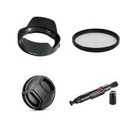 Ensemble d'accessoires pour appareil photo Canon RF 24 mm f/1.8 Macro IS STM avec appareil photo Canon EOS R10, R50 avec pare-soleil de rechange EW-65B, filtre UV MC, capuchon d'objectif, stylo de