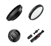 Ensemble d'accessoires pour appareil photo Nikon Zf sans miroir avec objectif NIKKOR Z 24-70 mm f/4 S, y compris pare-soleil grand angle en métal, filtre UV, capuchon d'objectif, stylo de nettoyage