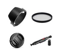 Ensemble d'accessoires pour appareil photo Sony FE 24-70 mm f/2.8 GM avec objectif Sony Alpha A5100 A6000 A6100 A6300 y compris le pare-soleil ALC-SH141, filtre UV MC, capuchon d'objectif, stylo de