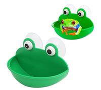 Ensemble d'accessoires pour aquarium en forme de grenouille avec ventouses, joli amphibien, grenouille aquatique, crapaud, reptile, terrarium, vigne