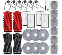 Ensemble D'Accessoires pour Aspirateur Robot pour Saros 10R: Brosse Principale Filtre Hepa Chiffon de Nettoyage à Poussière.