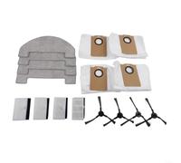 Ensemble d'accessoires pour aspirateur robot Uninell UR3 avec brosse latérale, filtre et sac en tissu - Pièces haute efficacité pour nettoyer en profondeur les squames d'animaux et les débris