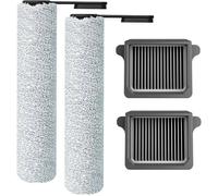 Ensemble d'accessoires pour Aspirateur Tineco Floor One S7 Pro - S6, 2 Rouleaux Brosses et 2 Filtres HEPA pour Floor One S7 Pro
