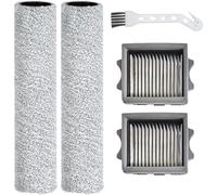 Ensemble d'accessoires pour aspirateur Tineco Floor One S9 Artist Steam/S7 Artist/S7 Stretch Steam/S7Stretch Ultra/i5/i6 Stretch/Stretch S6 Wet & Dry, 2 rouleaux de brosse, 2 filtres HEPA, 1 brosse de