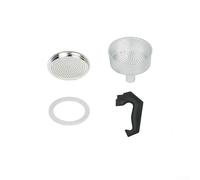 Ensemble d'accessoires pour cafetière à moka - Pièces de rechange pour cafetière expresso - Joint d'étanchéité - Entonnoir - 3 tasses