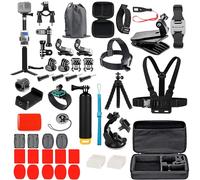 Ensemble d'accessoires pour caméra d'action pour Gopro Hero13 12 11 10 pour Xiaomi Yi Insta360 X4 X3, kit de coque, sangle, support, bâton de selfie, moto