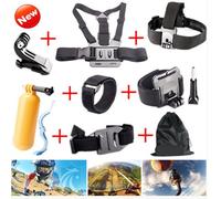 Ensemble d'accessoires pour caméras vidéo d'action pour Gopro Hero 5 4 3 + 3 2 H9R F60R W9R Yi 4K SJ4000 SJ6 SJ7 avec bracelet flottant