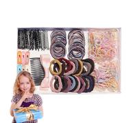 Ensemble d'accessoires pour cheveux mignons : pinces, chouchous et bandeaux élégants, designs tendance | Kit coiffure tendance pour filles et femmes, doux et résistant, idéal au quotidien, pour les fê