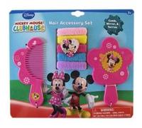 Ensemble d'accessoires pour cheveux Minnie Mouse Disney Mickey Mouse Clubhouse - Ensemble pour coiffeuse Minnie - Ensemble pour cheveux Minnie G