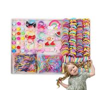 Ensemble d'accessoires pour cheveux pour petites filles, collection cadeau | Dispose de motifs lumineux qui ajoutent une touche amusante à vos coiffures quotidiennes.