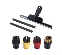 Ensemble d'accessoires pour défroisseur vapeur Kärcher SC1-SC5 | Lisse les vêtements, élimine les plis des rideaux, idéal pour les tissus d'ameublement, compatible SC1-SC5