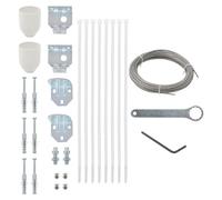 Ensemble D'accessoires Pour Écran De Balcon 29 Pcs