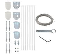 Ensemble D'accessoires Pour Écran De Balcon 29 Pcs