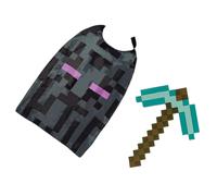 Ensemble D'Accessoires Pour Enfant Avec Pioche Et Cape Minecraft