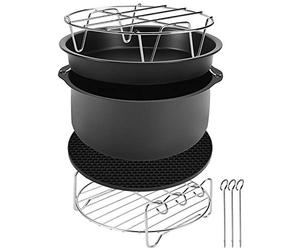 Ensemble d'Accessoires pour friteuse à air chaud Monzana - 9 pièces pour pâtisserie cuisine - moule