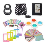 Ensemble d'accessoires pour Fujifilm Instax Mini 8/9 - Noir en pointillé