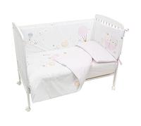 Ensemble d'accessoires pour lits de marque Bimbi Chic. Modèle F.Nord+Prot+F.Alm 120X150 782 Volare 606 14 B/Rose