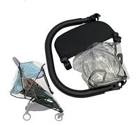 Ensemble d'accessoires pour poussette bébé compatible avec les poussettes Babyzen YOYO2 et YOYO3,Barre de protection pour poussette bébé et planche d'extension de 15 cm et housse de pluie.