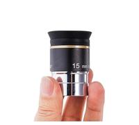 Ensemble d'accessoires pour télescope 66 degrés Ultra Large 20mm 15mm télescope oculaire Grand Angle télescope astronomique 1.25 Pouces Caméra télescope (Color : 15mm)