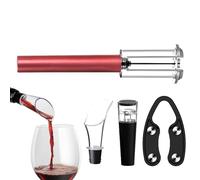Ensemble d'accessoires pour vin, tire-bouchon manuel 4 pièces, kit de tire-bouchon en 4 pièces | Ouvre-bouteille de vin, accessoire de bar pour la maison, bar, cuisine, fêtes