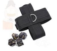 Ensemble d'accessoires pour yoga avec sangles en néoprène noir (2 pièces), tension réglable pour les bras, idéal pour les amateurs de yoga qui souhaitent étirer leurs bras