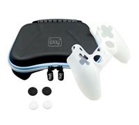Ensemble d'accessoires - PS5 - Coque silicone - Housse de transport - Support manette - Protection complète