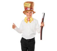 Ensemble D'Accessoires Willy Wonka Charlie Et La Chocolaterie Déguisement Enfant
