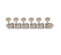 Ensemble D'accordeurs De Guitare Professionnels Rétro À 6 Cordes Pour ST/Tele Et Autres Modèles Mécaniques Guitare(Nickel)