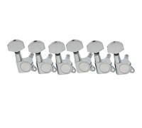 Ensemble D'accordeurs Professionnels Fermés Pour ST Tele Et Autres Guitares Mécaniques Guitare(Silver)