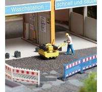 Ensemble d'actions, Roulement d'asphalte - BUSCH 79898 - HO 1/87