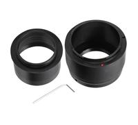 Ensemble d'adaptateurs de caméra de télescope, convertisseur de Montage en Alliage d'aluminium Durable, connecteur Universel d'équipement d'astronomie, kit d'adaptateur Noir de 2