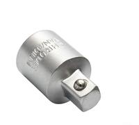 Ensemble d'adaptateurs de clé à douille en acier femelle vers mâle, 6,35 mm, 0,95 cm, 1,27 cm pour cliquet et outils à main dans la maison, le garage et l'atelier (1/2-3/8)