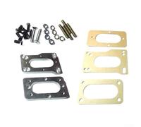 Ensemble d'adaptateurs de collecteur compatible avec carburateurs Weber 32/36 pour moteurs Toyota 20R 22R fournit un montage fiable et un flux d'air optimisé du moteur