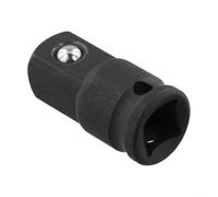 Ensemble d'adaptateurs de douille 1/4 3/8 1/2 réducteur abaisseur pour perceuse électrique - Revêtement phosphate noir pour adaptateur de grade d'impact pour mécaniciens bricolage entretien de voiture