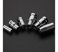 Ensemble d'adaptateurs de douille à embout hexagonal - Convertisseur de douilles à cliquet 1/4", 3/8", 1/2" en acier au chrome vanadium - Entraînement carré vers porte-embout hexagonal (3/8 x 10 mm)
