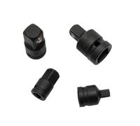 Ensemble d'adaptateurs de douille en acier, pour réducteur de douille à impact - Convertisseur d'entraînement pour clés 1/4 3/8 1/2" - 65 en acier - Adaptateurs à cliquet en acier - Outils à main