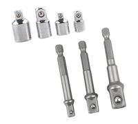 Ensemble d'adaptateurs de douille interchangeables avec tige d'extension pour outil de 1/4 3/8 1/2 pouce carré adaptateur de douille