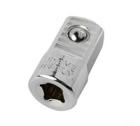 Ensemble d'adaptateurs de douille pour cliquets 1/4", 3/8", 1/2" - Outil convertisseur femelle vers mâle avec construction en acier durable, comprend 6 pièces à main Re(F)