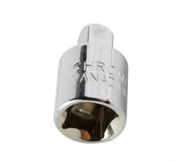 Ensemble d'adaptateurs de douille pour cliquets de 1/4", 3/8", 1/2" - Outil convertisseur femelle vers mâle avec construction en acier durable, comprend 6 embouts manuels (E)