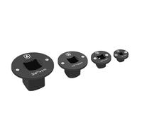 Ensemble d'adaptateurs de douilles extra-plats |Coffret attrayant de 4 pièces pour conversions d'entraînement 3/4 po, 1/2 po et 1/4 po |Adaptateur pour ouille idéal pour la