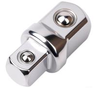 Ensemble d'adaptateurs de douilles robustes 1/4", 3/8", 1/2" pour acier CR-V à double extrémité pour adaptateur à percussion, perceuse mécanique