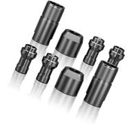 Ensemble d'adaptateurs de filetage M 10 pour meuleuse d'angle droite - Construction en acier - Systèmes de fixation rapide - Compatibilité multiple - Atelier - Adaptateur de conversion d'angle